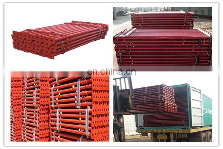 ASP-108 Tianjin Shisheng Telescopic Construction Adjustable Steel Formwork Shoring Props With Square Plate