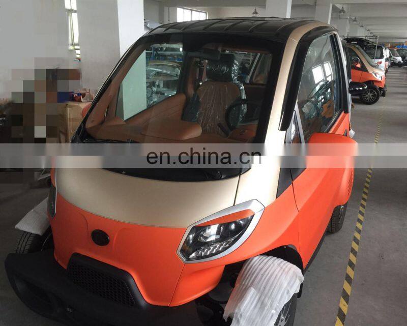 Hot Sell Mini 4 Wheels 2 Seats  Adults EEC Electric Car Made in China for  Sale Europe