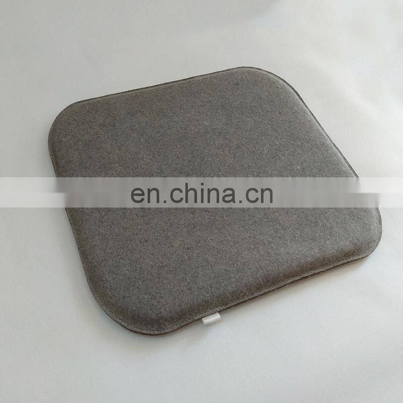 100% wool felt seat cushion felt cushion cover