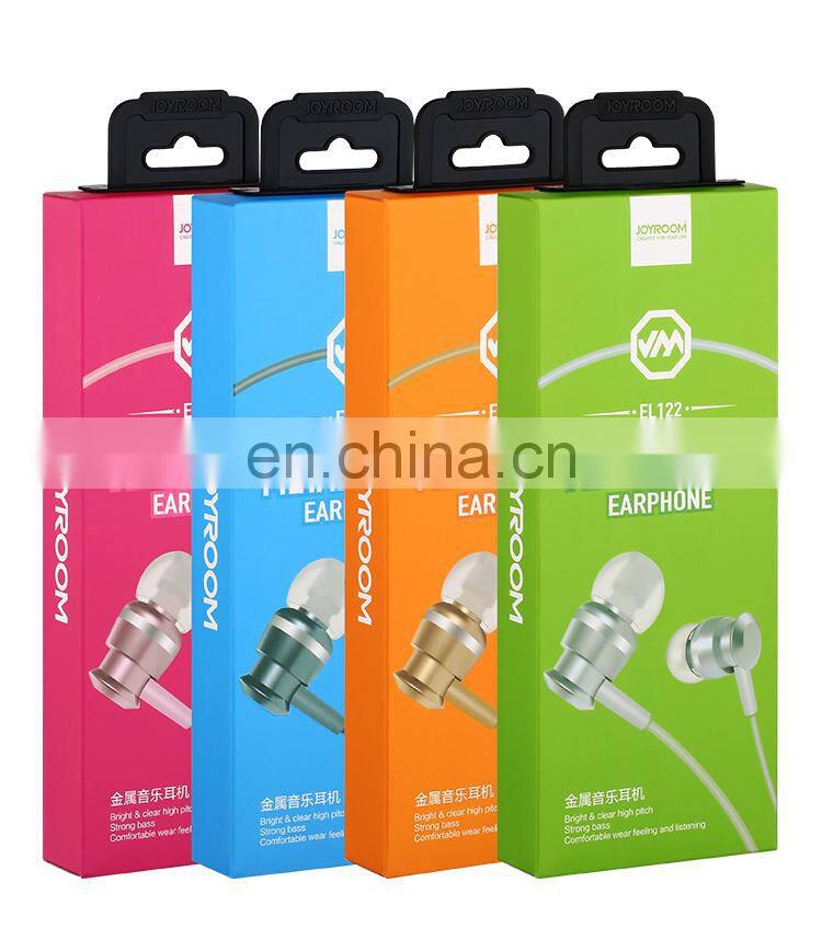 JOYROOM Electronic Hands free Metal In-Ear Wired Earphones with Mic