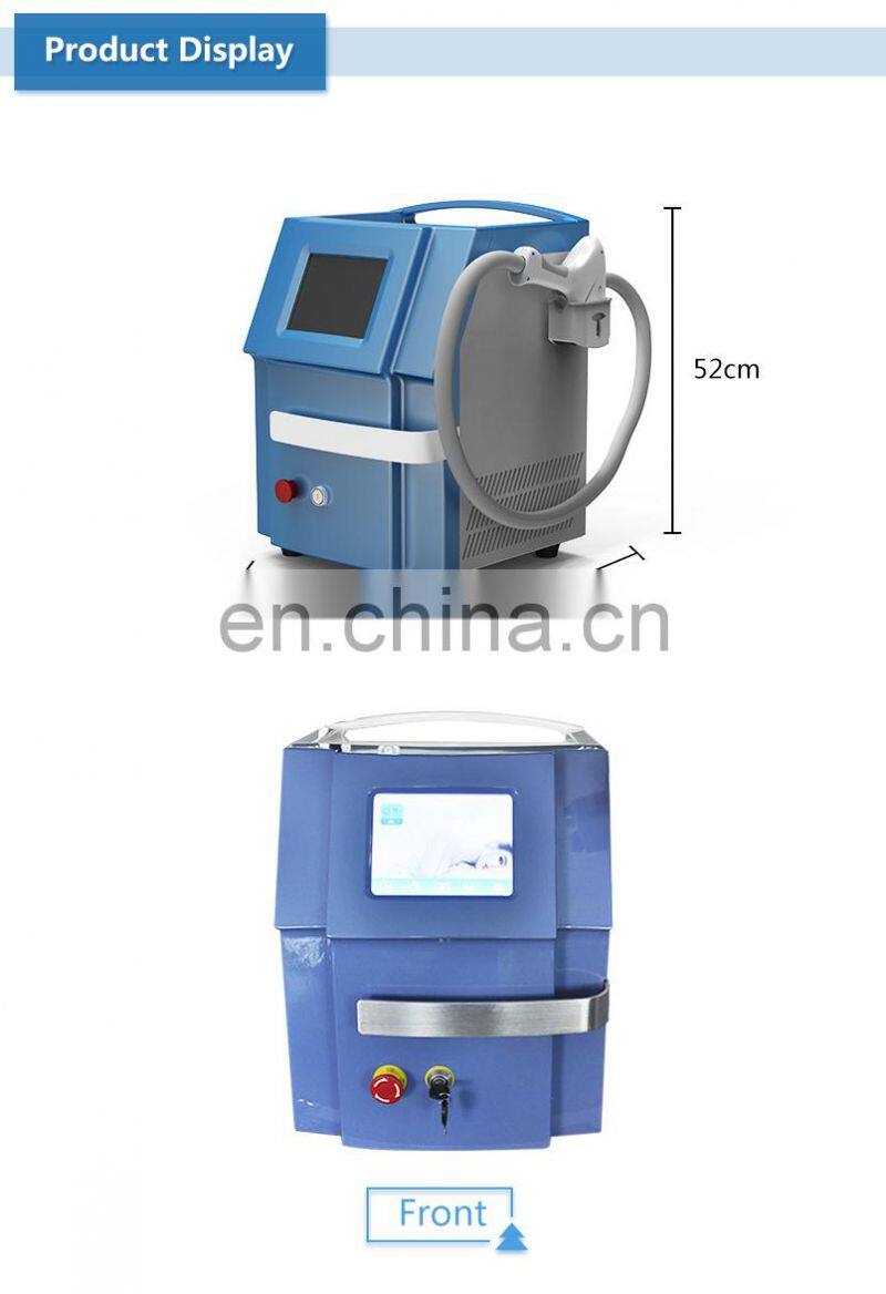 3 in 1 wavelengths 1064nm/808nm/755nm laser hair removal machine