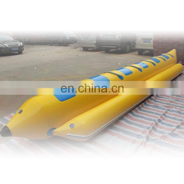 Best Quality  inflatable banana boat for sale cheap price inflatable flying fish sea toys