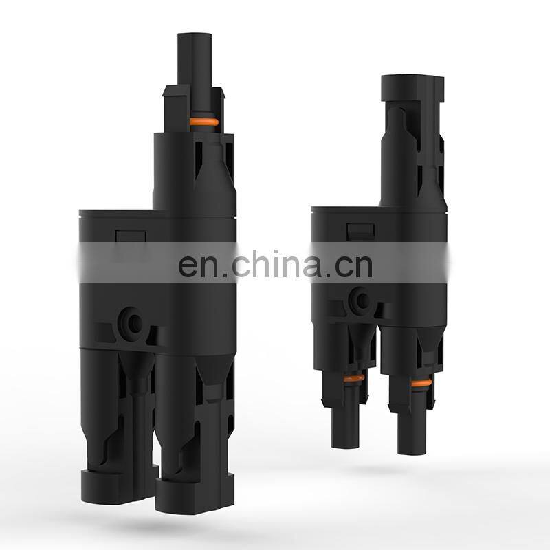 TUV type y branch type solar panel adaptor cable connectors