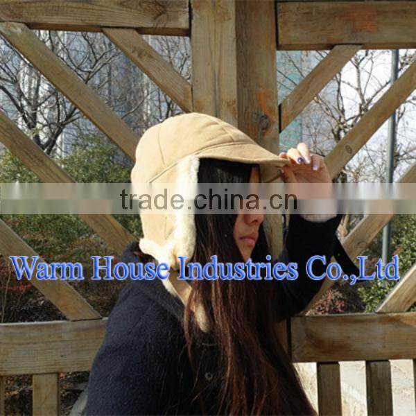 2015 Elegent Winter 100% Sheepskin Women's Hats Types of Winter Hats