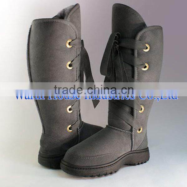 High Quality Red Leather Over Knee 2014 New Model Boots Girl and Animals Sex Funky