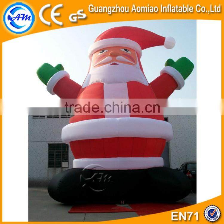 Outdoor inflatable yard decorations christmas 5m inflatable santa clause