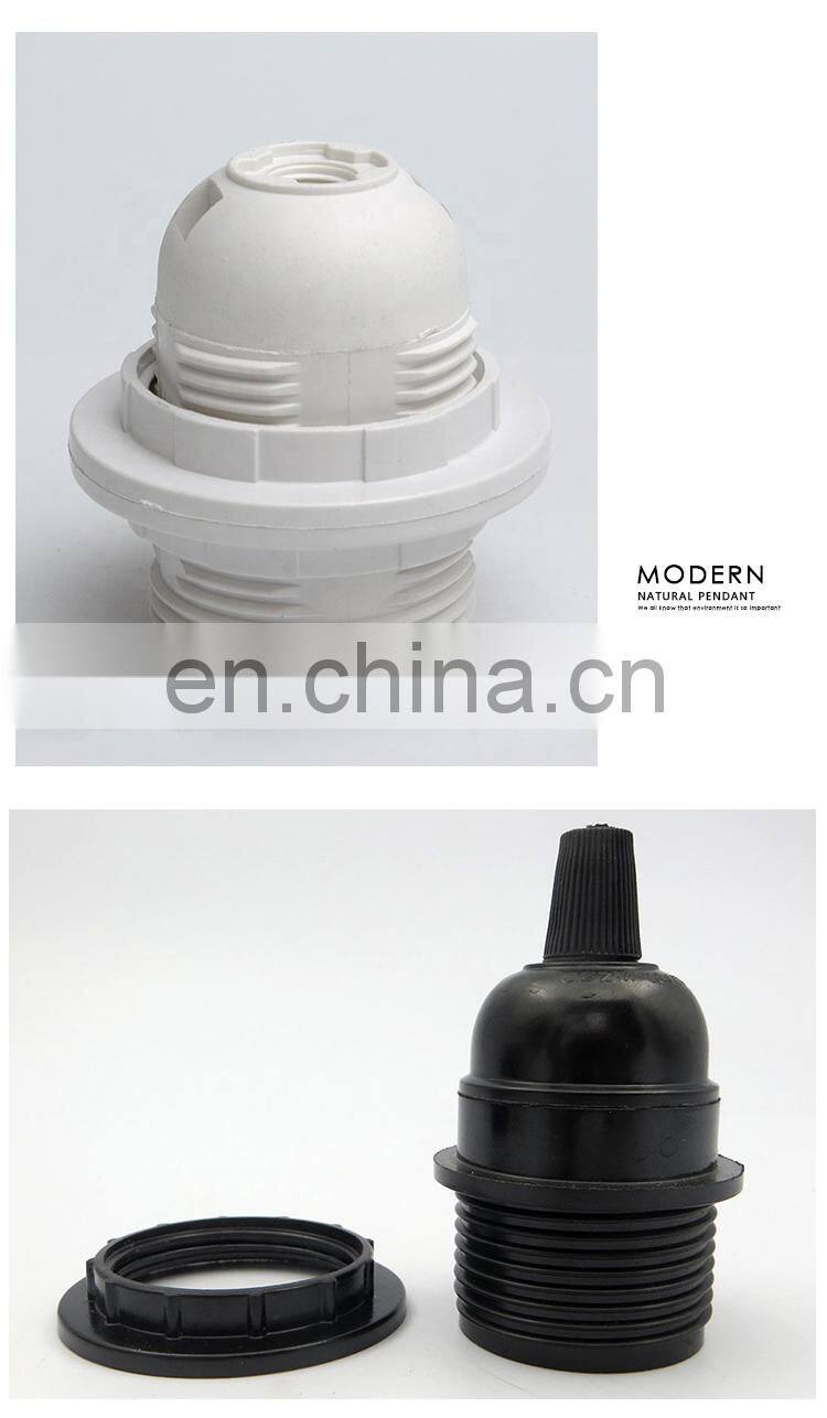 Good Quality E27 Lamp Socket CE Black Bakelite Lampholder