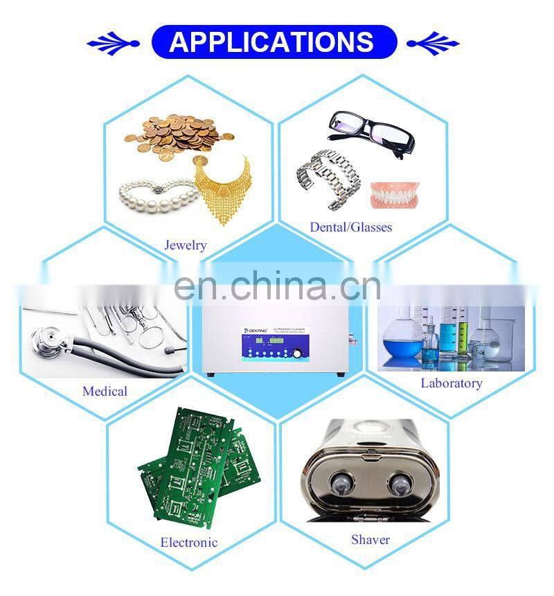 New Power Adjustable Dual-Bands Ultrasonic Cleaner with Degas Function