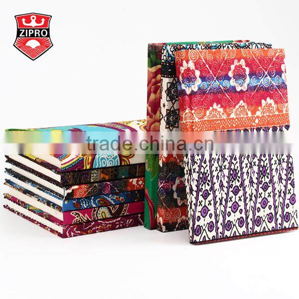 high quality customized cloth journal fabric notebook binder hardcover notebook