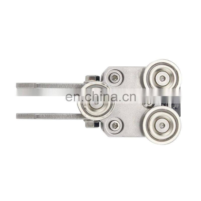 Stainless Steel CW Morse Key Portable Telegraph Key Paddle Key With Magnetic Base For Radio Users