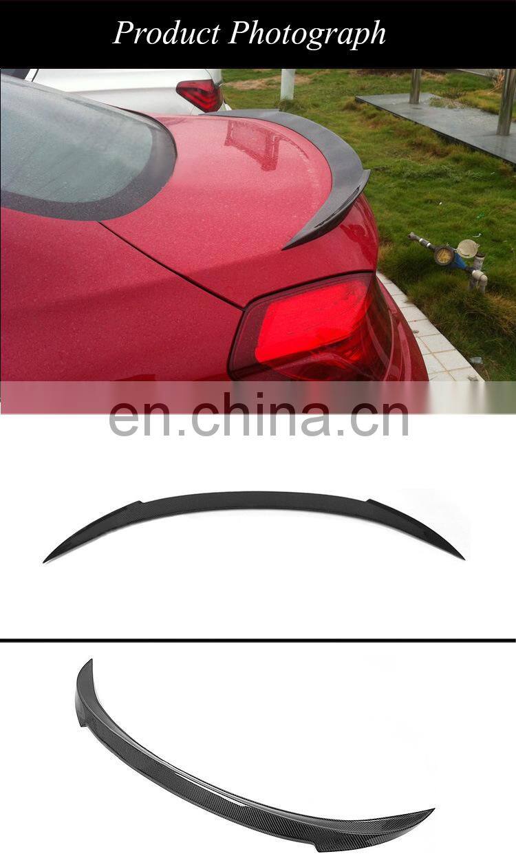 Runde Auto Parts High Quality V Style Carbon Fiber Rear Spoiler Wing for 2011-2020 BMW 6 Series F06 F12 Spoiler