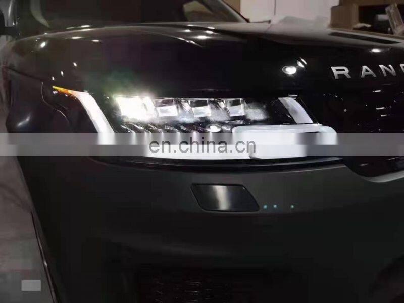 Runde Front Rear Bumper Fender Grille Headlight Exhaust For Land Rover RANGE ROVE SPORT SVR Body Kit Old Upgrade New