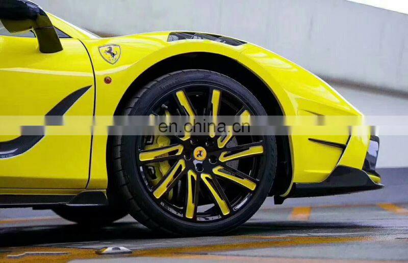Runde Top Quality For Ferrari 488GTB Upgrade Mansory Half Carbon Fiber Body Kit Front Rear Bumper Rear Diffuse Hood Fender Side
