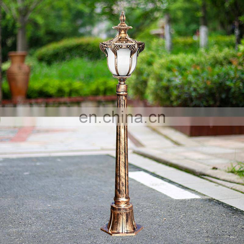 European classic garden lawn lamp H80CM pole post light outdoor waterproof Landscape lights aluminum pathway Walkway decorative