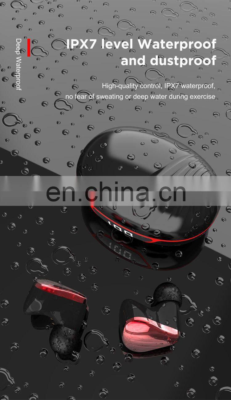 2020 new P68 TWS sport earbuds airoha 1536U chipset IPX7 waterproof dustproof bt 5.0 touch earphone headset wireless headphones