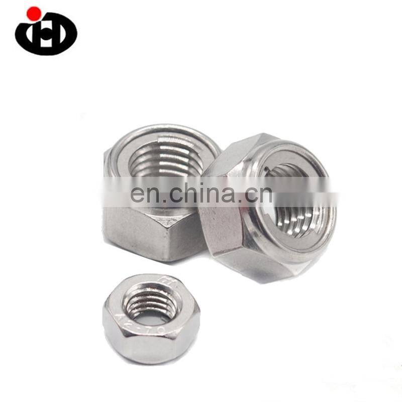 Stainless steel self-locking nuts hexagon self-locking nylon nuts