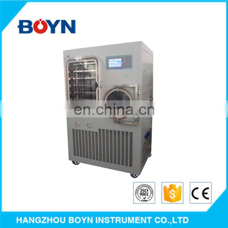 LGJ-100F standard type lyophilization dryer laboratory freeze dryer with LCD display
