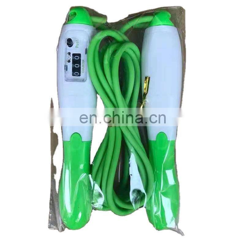 High Quality Fitness Workout Weighted Handle PVC Coated Steel Wire Adjustable Speed Skipping Rope Jump Rope