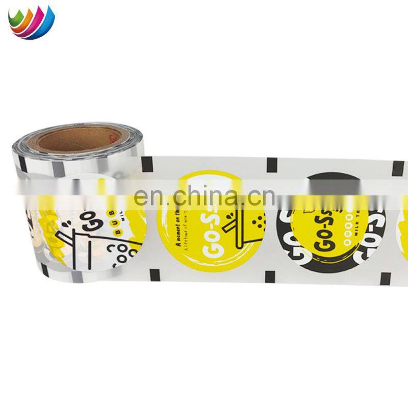 OEM/ODM Flexible Waterproof Plastic Film PET/PP/PE Bubble Tea Cup Sealing Roll Film For 90mm 95 mm paper plastic cup