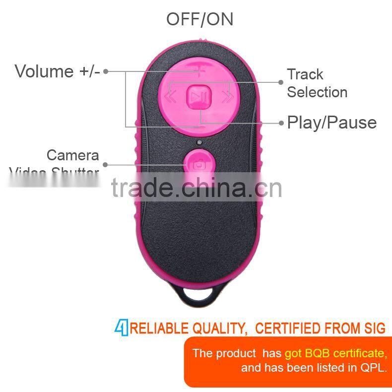 Bluetooth Remote Shutter for smartphone, wireless Bluetooth camera shutter HS
