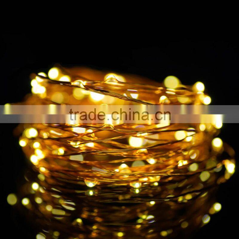 10M 100 LED Copper Wire LED String Fairy Lights waterproof ip65