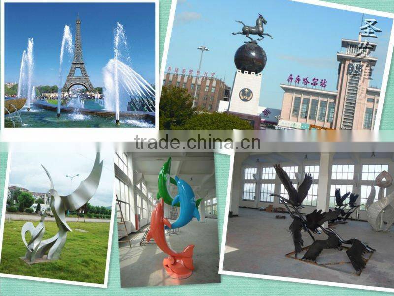 abstract steel sculpture customized sculpture art craft