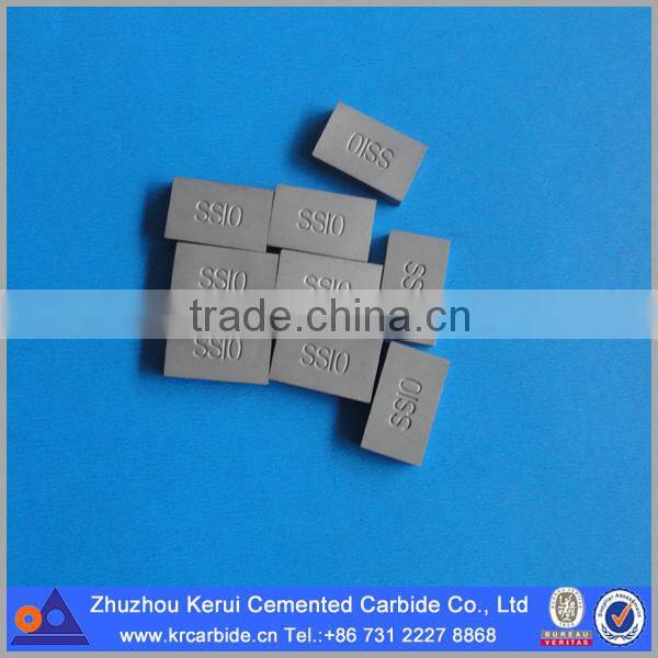 Brazed insert tungsten carbide SS10 tips for quarrying stone