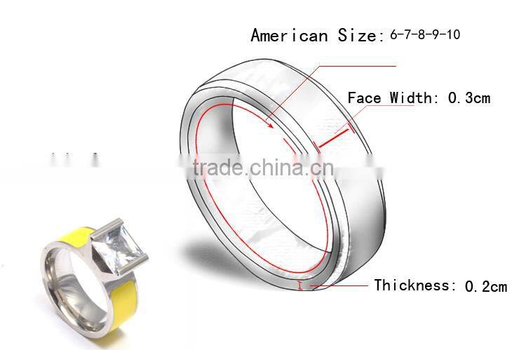 Product 2015 ring best friends ring steel welded ring stainless steel 316l costume ring