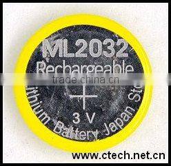 rechargeable battery ml2032