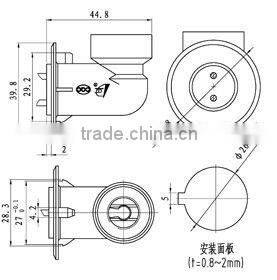 Fridge Lamp Holder / Refrigerator Lamp holder