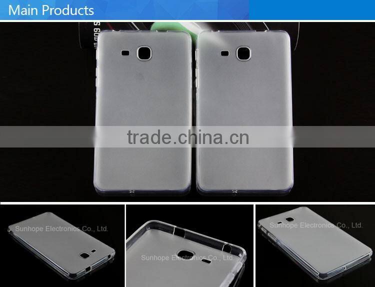 matte deisgn tpu soft gel back cover for SAMSUNG T280 T285 Tab A 7.0 2016 case