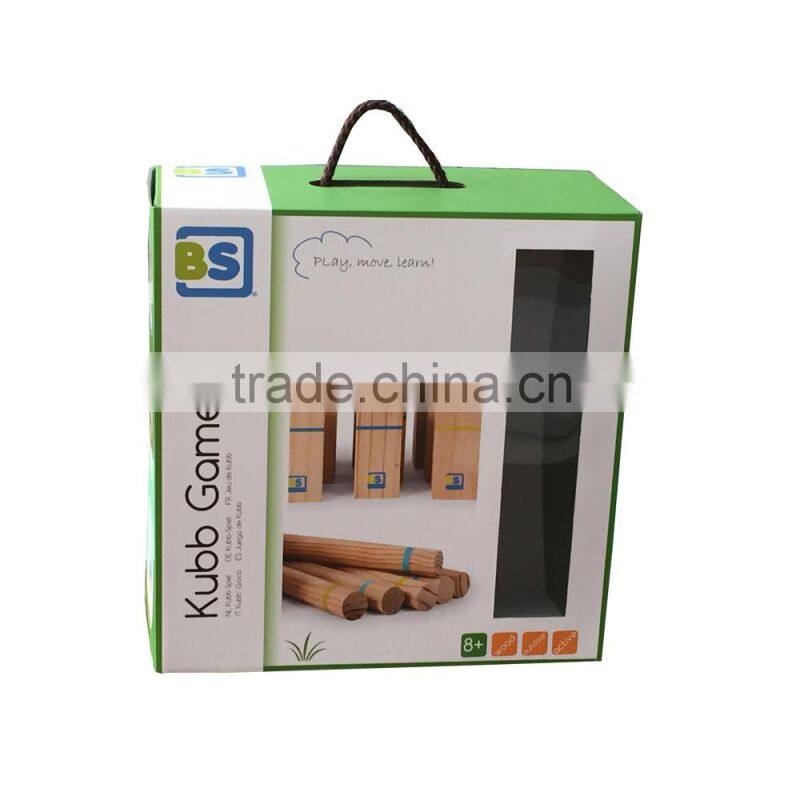 Cardboard Box Of Kubb Game