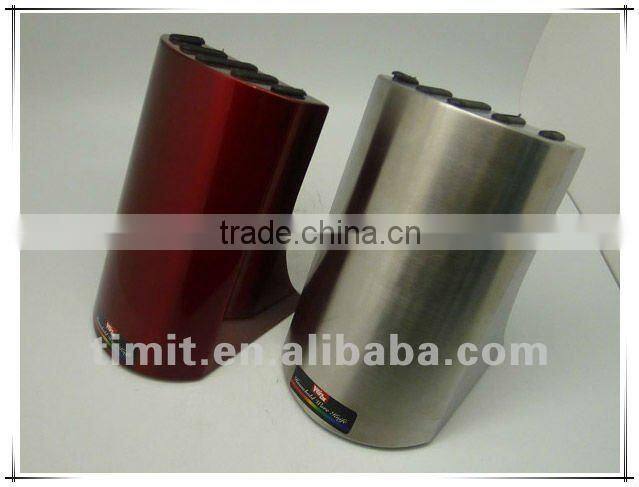 6pcs stainless steel solid handle good quality kitchen color knife