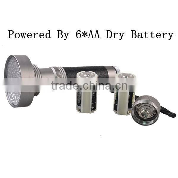 100 LED New Design UV Blacklight 5w Long Range UV Flashlight Blacklight