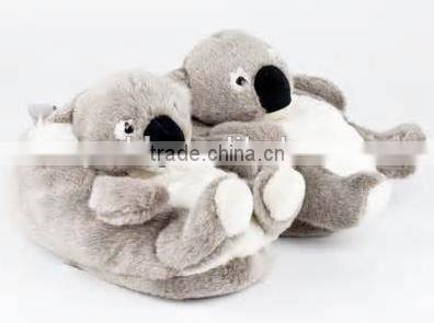Wholesale plush koala slippers from chinese factory
