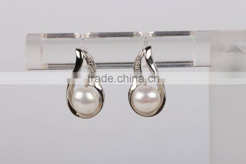 New Design Personalized New Double Sided Pearl Earring