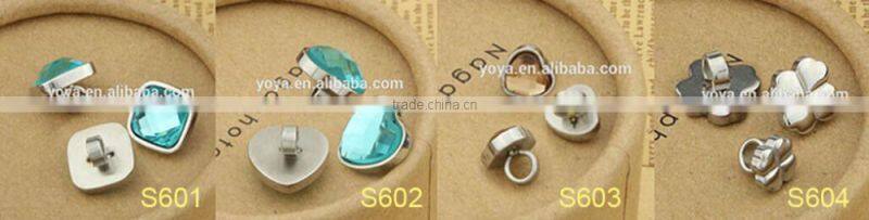 S602 stainless steel clasp leather bracelet clasp