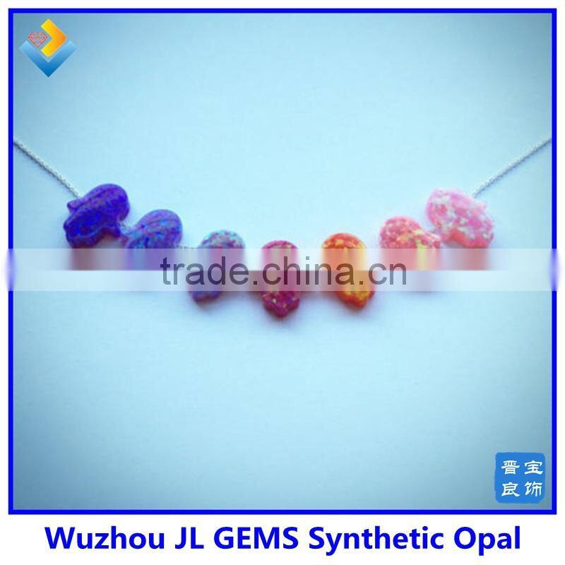 popular 925 sterling silver opal pendant charm 8 opal pendant for ladies