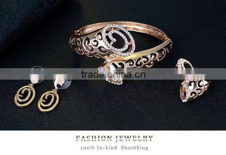 Fashion Fine Gold Vintage Style Nigerian African Dubai Statement Jewelry Sets