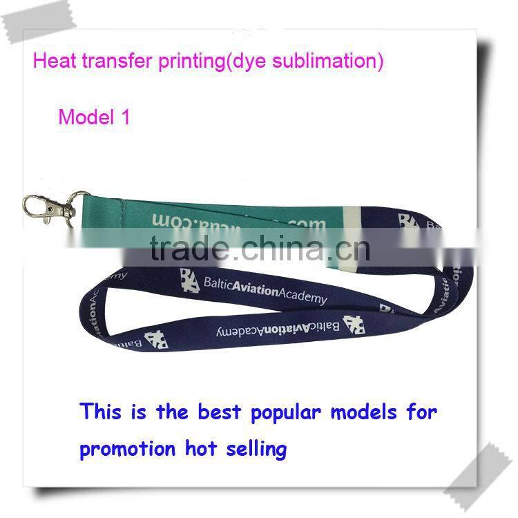 Promotional cheap & classical custom printing neck lanyards
