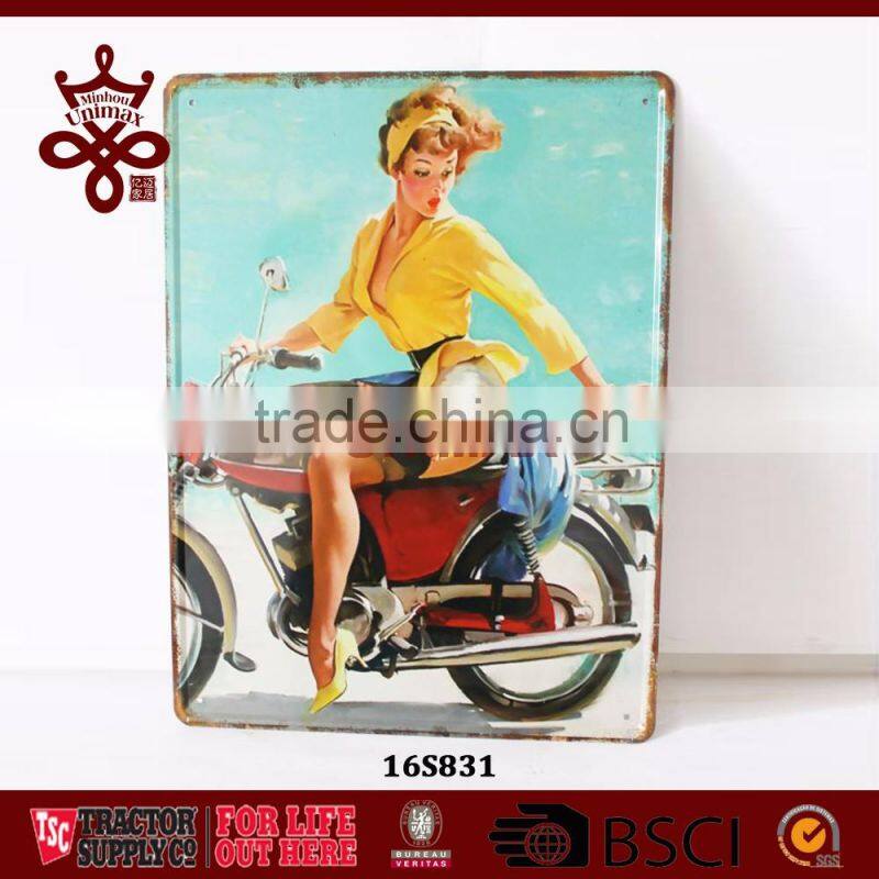 metal crafts painting Tin Sign Beer Coffee Pub Club Gallery Poster tps Vintage Wall Cafe Decor Picture Plaques