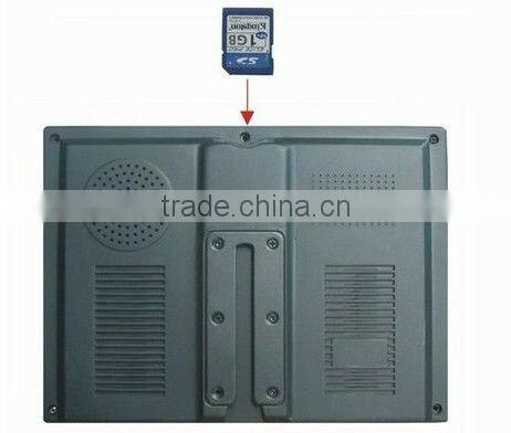 7 inch tft lcd monitor with sd card for bus advertising