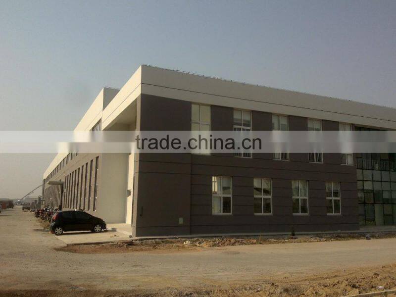 Light steel structure Flat roof building matal sheet fabrication
