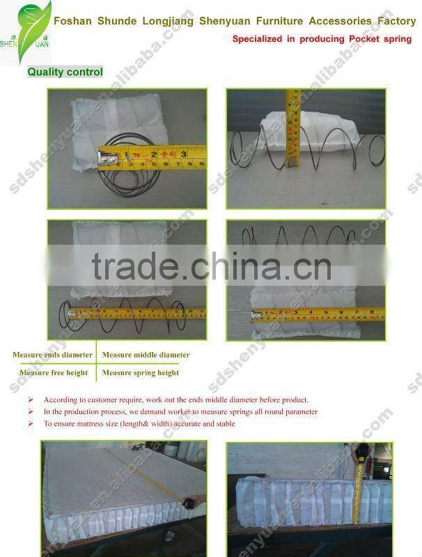 hot sell mattress of pocket coil