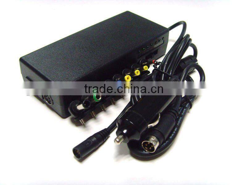 100w car and home universal laptop charger with HP/DELL tips