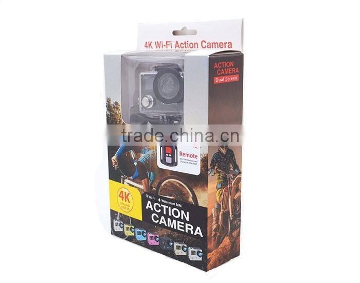 Dual Screen HD 1080p 4K 30fps Helmet Sport Action Video Camera DV with WIFI Remote Bracelet