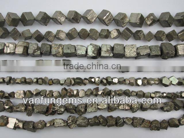 Natural gemstone pyrite rough nugget 1206