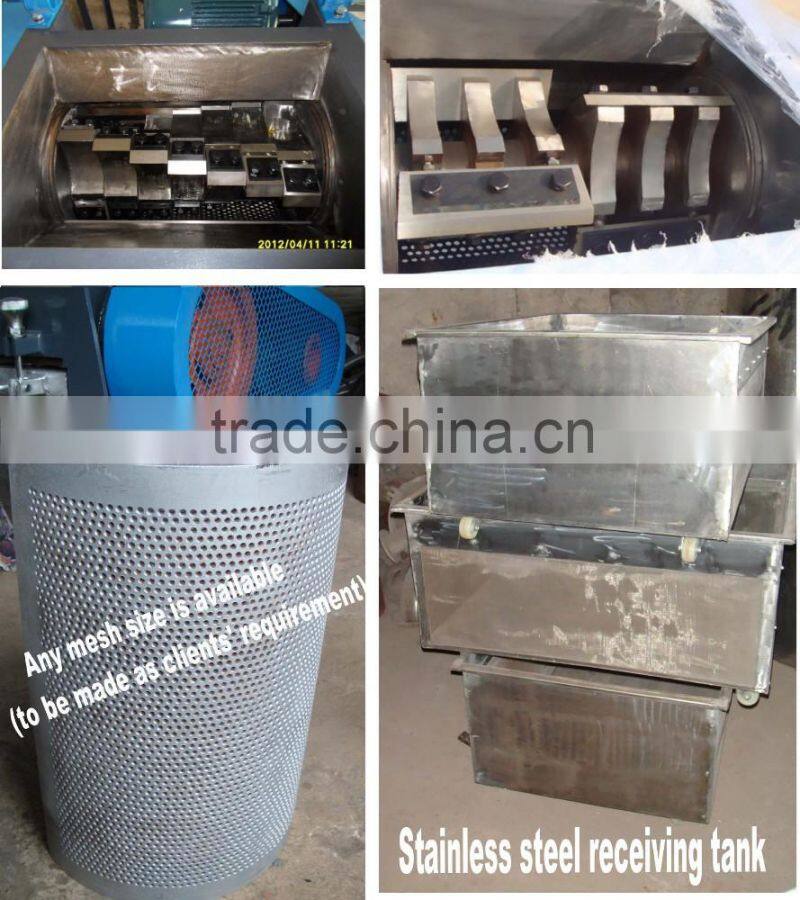 Low Speed Twin Shaft Waste Tire Shredder, Used Tire Crusher, Tire Shredding Machine