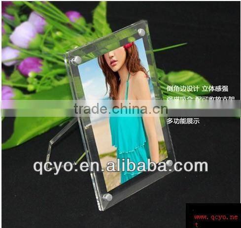 simple graceful exquisite acrylic magnetic photo frame