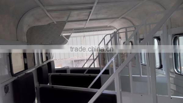 Brand new china 3 horses load horse trailer